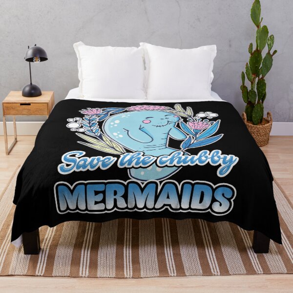 Item preview, Manatee - Save Chubby Mermaids designed and sold by UnknownArtistt.