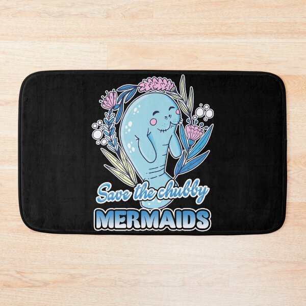 Item preview, Manatee - Save Chubby Mermaids designed and sold by UnknownArtistt.