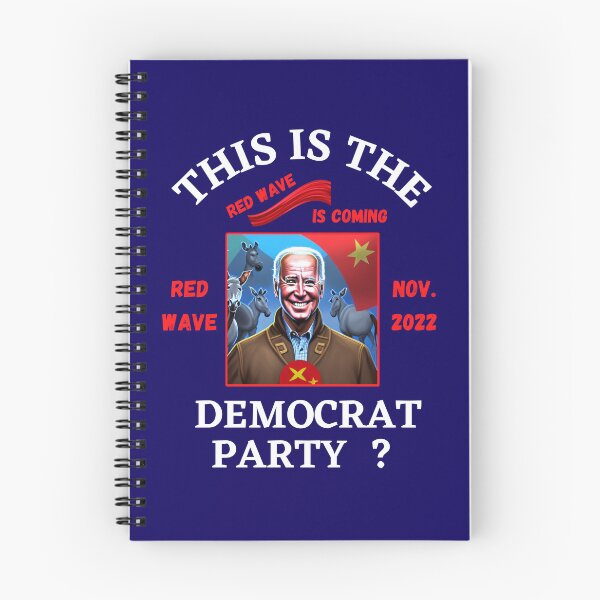 Item preview, Democrat Party Red Wave 2022 designed and sold by WoodburyLake.