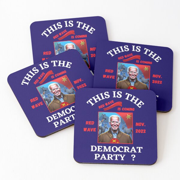 Item preview, Democrat Party Red Wave 2022 designed and sold by WoodburyLake.