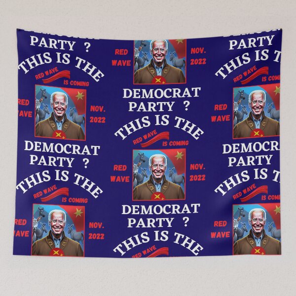 Item preview, Democrat Party Red Wave 2022 designed and sold by WoodburyLake.