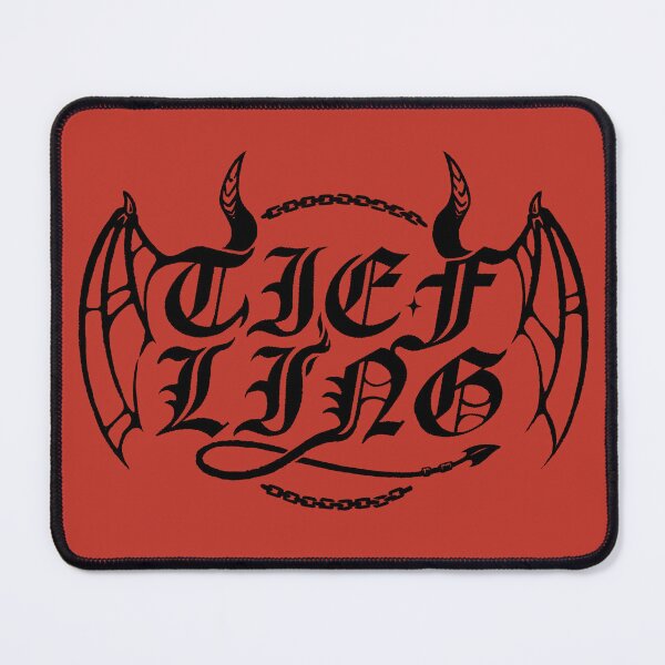 Item preview, Rock and Roll Tiefling Typography - Black designed and sold by Unspelled.