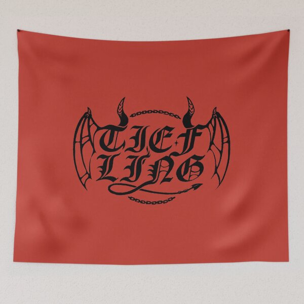 Item preview, Rock and Roll Tiefling Typography - Black designed and sold by Unspelled.