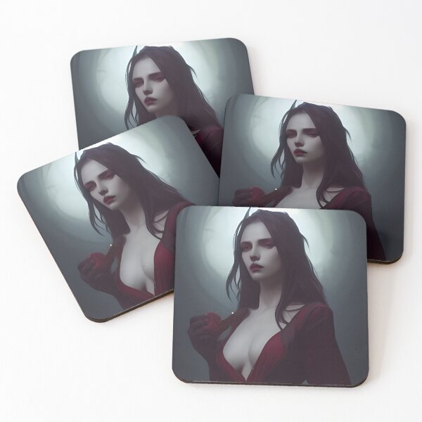 Item preview, Sexy Brunette Vampire Dark Beautiful Artwork designed and sold by Eliteijr.