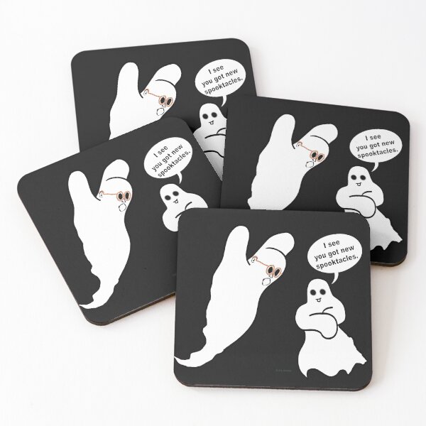 Item preview, Ghost Wearing Spectacles designed and sold by kristalcurt.