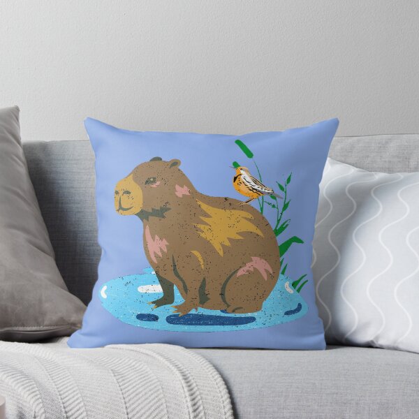 Item preview, Capibara with bird designed and sold by T-ShirtIn85.