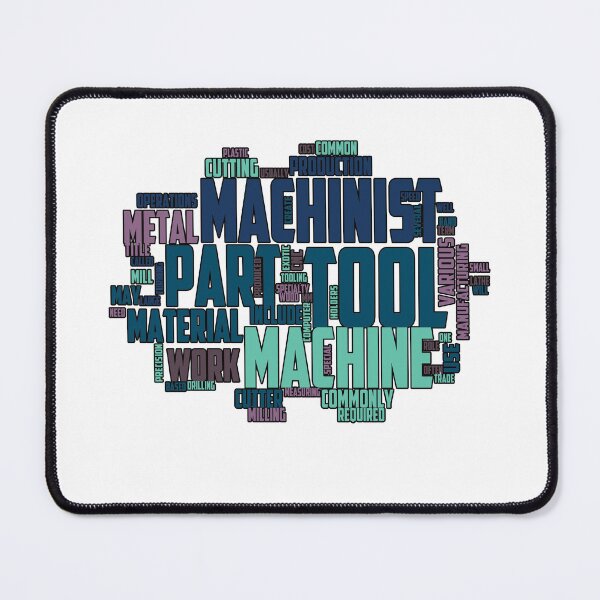 Item preview, Machinist Word Cloud designed and sold by JoyOfHopeStore.