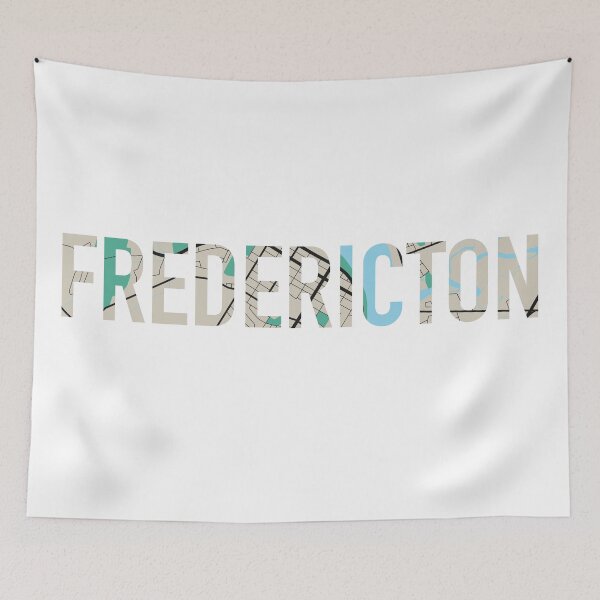 Item preview, Fredericton Map Art designed and sold by BekahsDoodles.