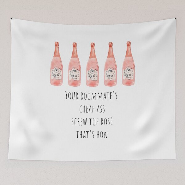 Item preview, CHEAP ASS SCREW TOP ROSÉ designed and sold by baldbird.