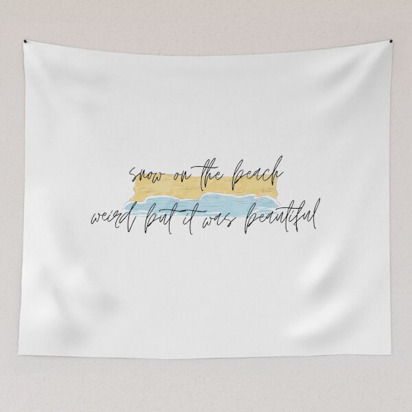 Item preview, SNOW ON THE BEACH designed and sold by baldbird.
