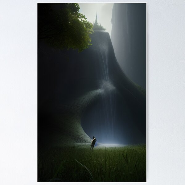 Artikelvorschau, „Fantasy Asset – Der Waldwasserfall“ (Halloween-Sale). entworfen und verkauft von Bako24.