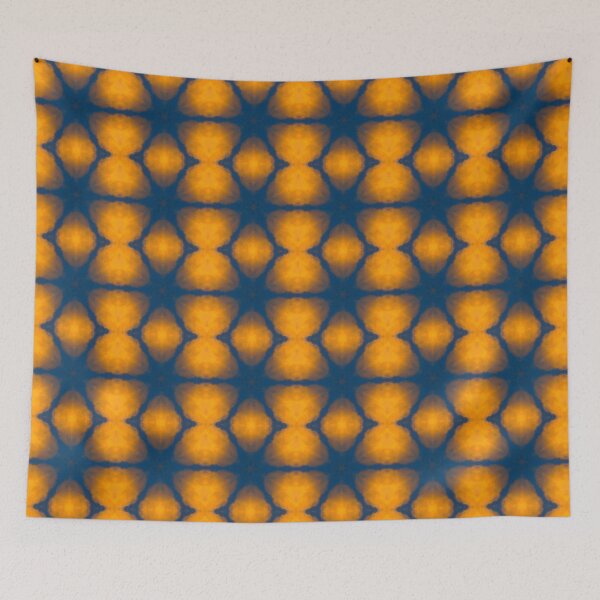 Item preview, Deep Orange Electric Blue designed and sold by lukefranklinart.