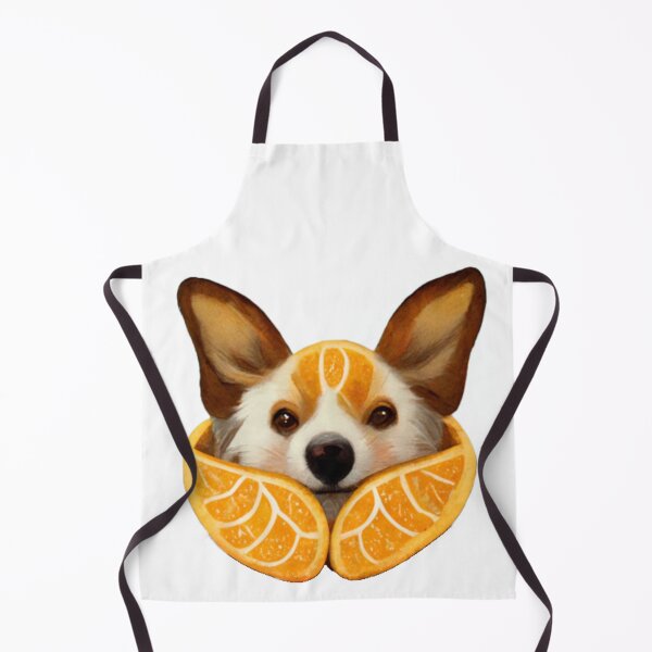 Item preview, Orange Corgi Head designed and sold by Paint-of-Heart.