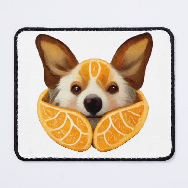 Item preview, Orange Corgi Head designed and sold by Paint-of-Heart.