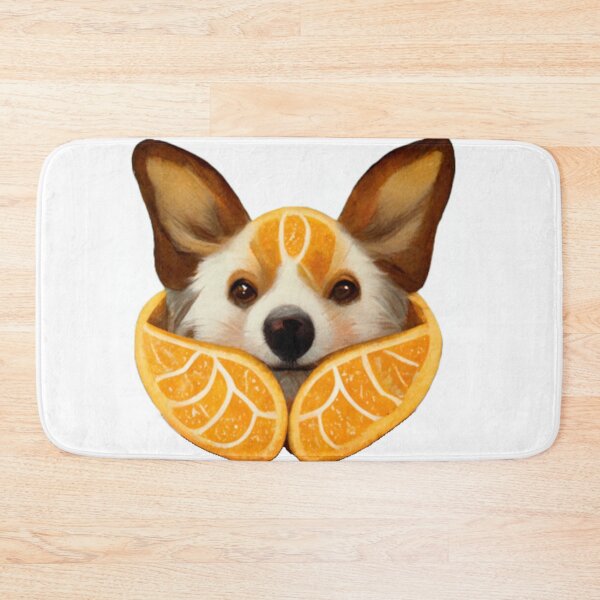 Item preview, Orange Corgi Head designed and sold by Paint-of-Heart.