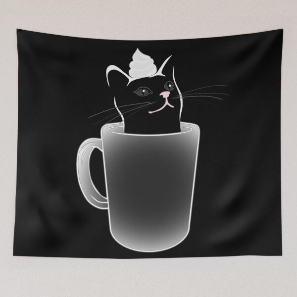 Item preview, Iced White Chocolate Catto (For Dark Colored Items) designed and sold by JZX1673.
