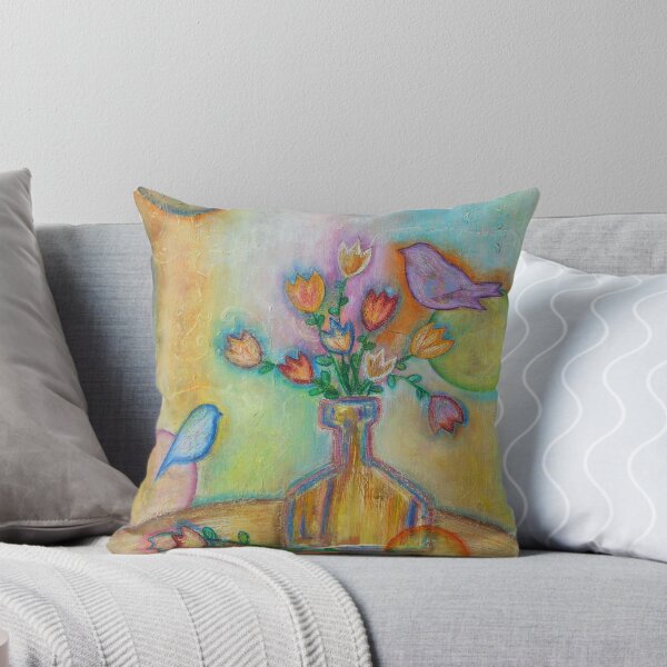 Item preview, Birds and Flower Vase  designed and sold by sunnyklee.