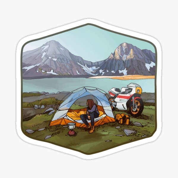 Any bike is an adventure bike Sticker