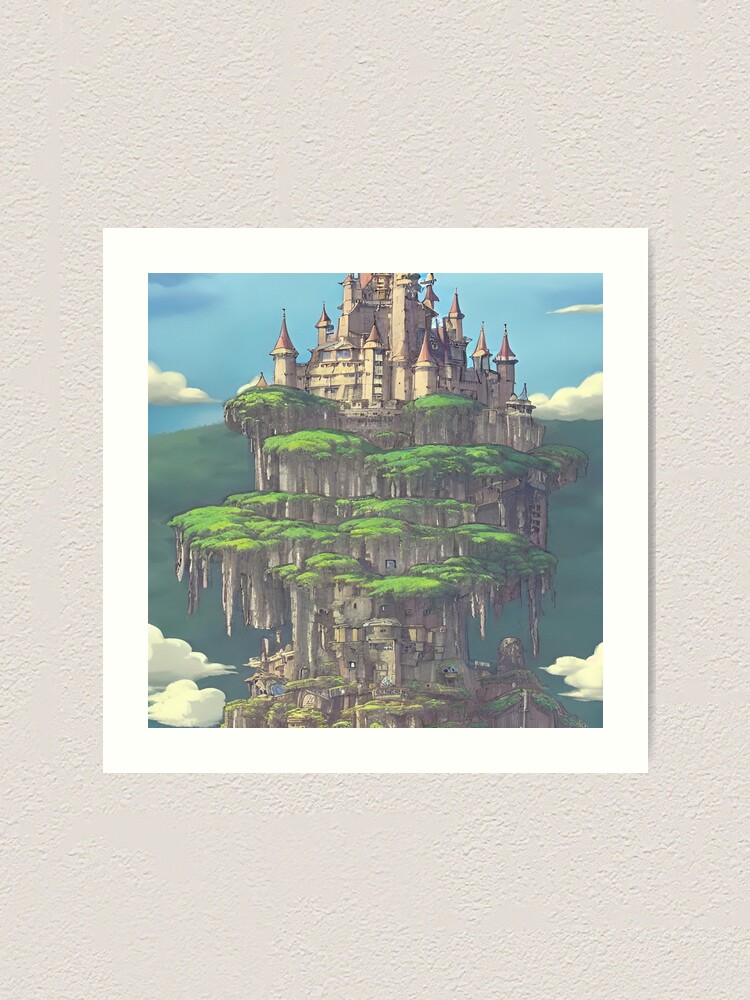 "Castle in the sky High Fantasy " Art Print for Sale by Boostbar9