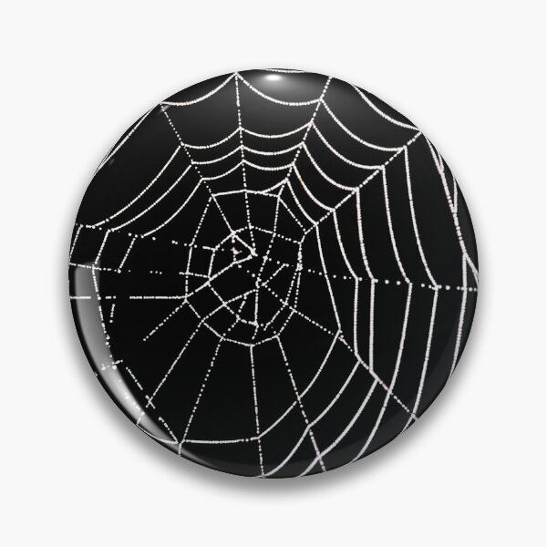 Item preview, Spider Web - Black, White, Creepy, Crawly, Bug, Arachnid, Minimalist, Monochromatic, Halloween, All Hallows Eve, Cobwebs, Cob designed and sold by CanisPicta.