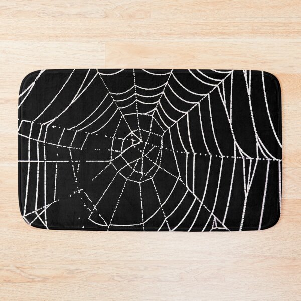 Item preview, Spider Web - Black, White, Creepy, Crawly, Bug, Arachnid, Minimalist, Monochromatic, Halloween, All Hallows Eve, Cobwebs, Cob designed and sold by CanisPicta.