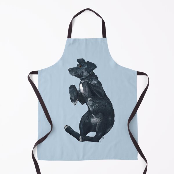 Item preview, Cute Australian Shepherd - Black Merle Aussie - Cuddly Aussie Puppy Asking for Belly Rubs - Pale Aqua designed and sold by EcoElsa.