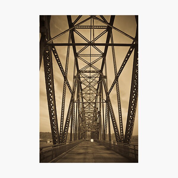 Chain of Rocks Bridge (Alan Copson ©) Photographic Print