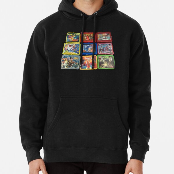 Vintage Metal Lunchbox Collection Pullover Hoodie