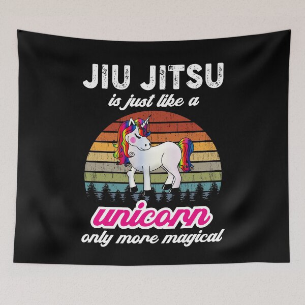 Item preview, Jiu Jitsu Is Just Like a Unicorn, Only More Magical! Jiu Jitsu Saying! Funny Retro Sunset Jiu Jitsu Design for a Jiu Jitsu / Jujitsu Lover designed and sold by TheKarateStore.