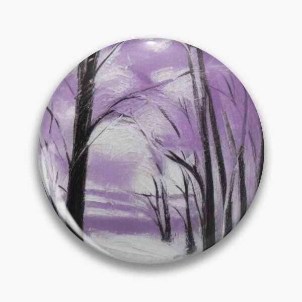 Item preview, A Purple Winter Forest Scene designed and sold by Ispeakgeek.