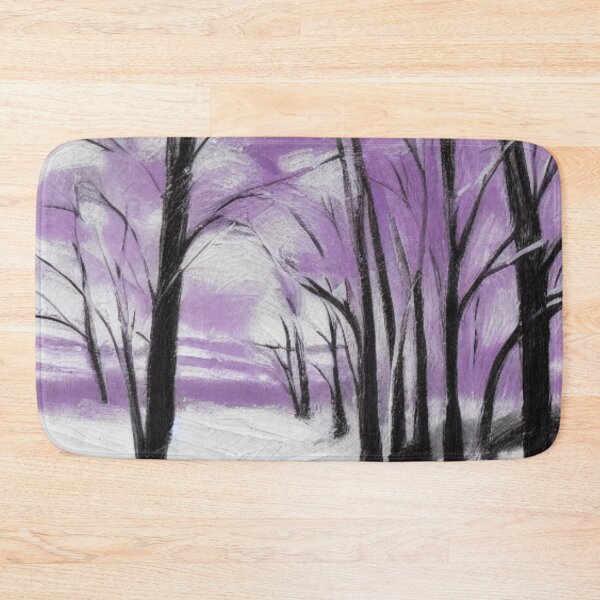 Item preview, A Purple Winter Forest Scene designed and sold by Ispeakgeek.