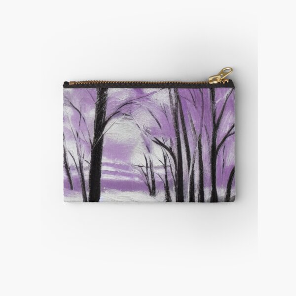 Item preview, A Purple Winter Forest Scene designed and sold by Ispeakgeek.