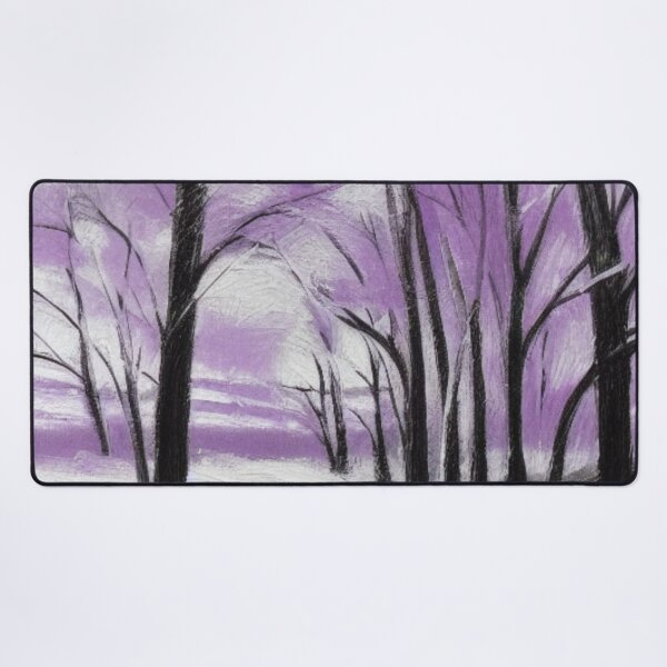 Item preview, A Purple Winter Forest Scene designed and sold by Ispeakgeek.