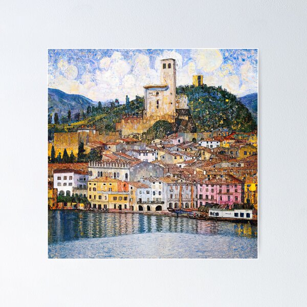 Item preview, Gustav Klimt Malcesine on Lake Garda designed and sold by maniacfitness.