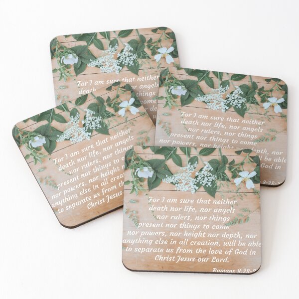 Item preview, Romans 8:38-39 Bible Verse designed and sold by Sandra Le Roux.