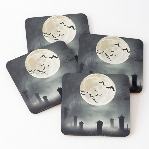 Item preview, Graveyard Moon Backdrop Background designed and sold by @adorcharm Modern & Classic AI Art.