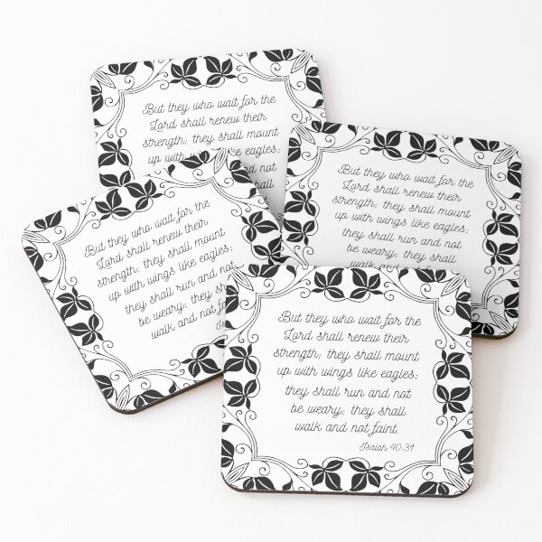 Item preview, Isaiah 40:31 Bible Verse designed and sold by Sandra Le Roux.