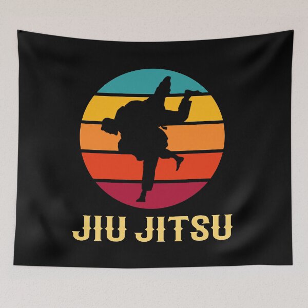 Item preview, Jiu Jitsu Vintage Sunset / Retro Sunset Jiu Jitsu Design for a Jiu Jitsu / Jujitsu Lover designed and sold by TheKarateStore.