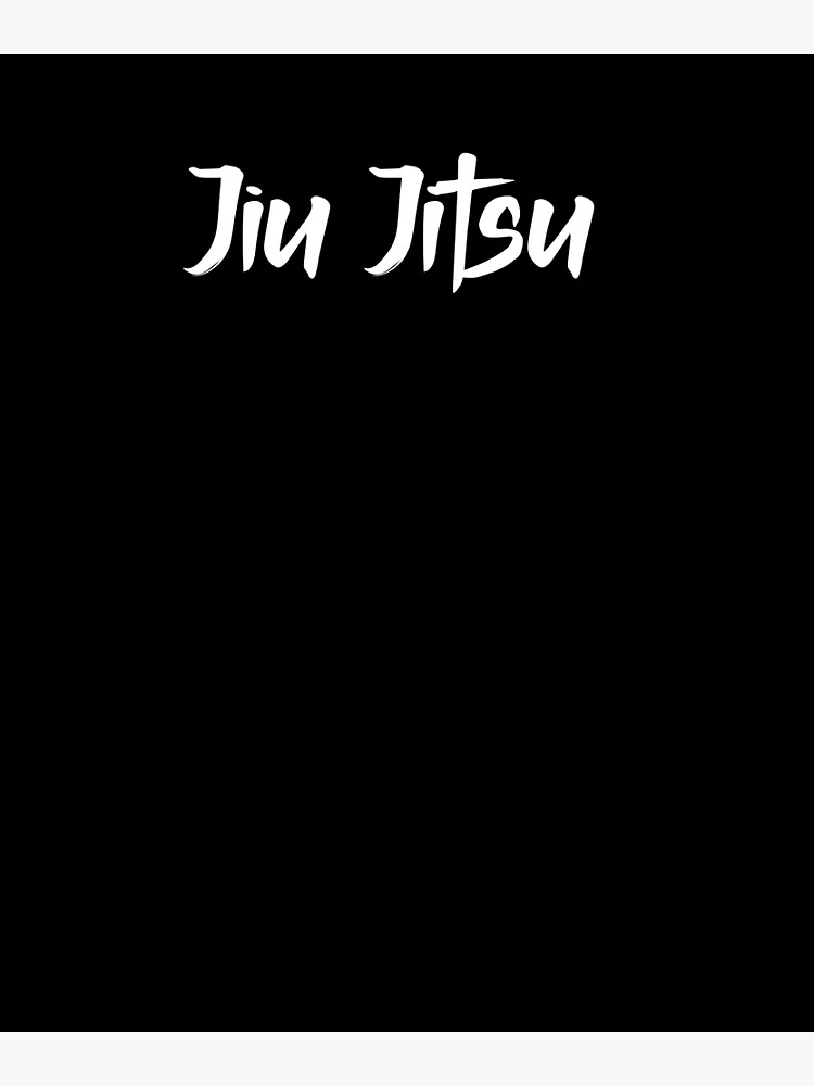 “Jiu Jitsu Calligraphy Font - Chic Jiu Jitsu / Jujitsu Design " Poster