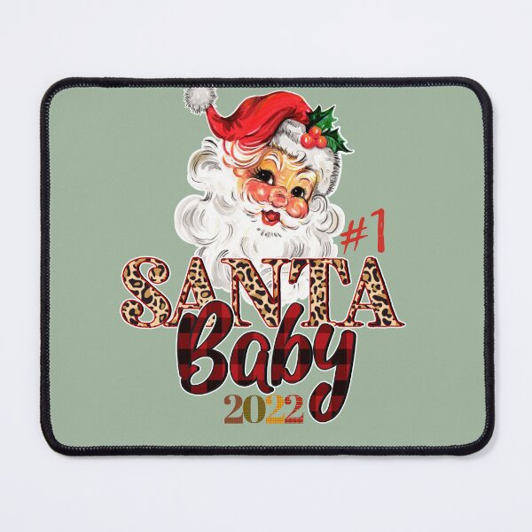 Item preview, Santa Baby #1 2022 Vintage Santa Claus Christmas Design for Kids and Adults designed and sold by tranquilbeach.