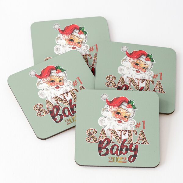 Item preview, Santa Baby #1 2022 Vintage Santa Claus Christmas Design for Kids and Adults designed and sold by tranquilbeach.