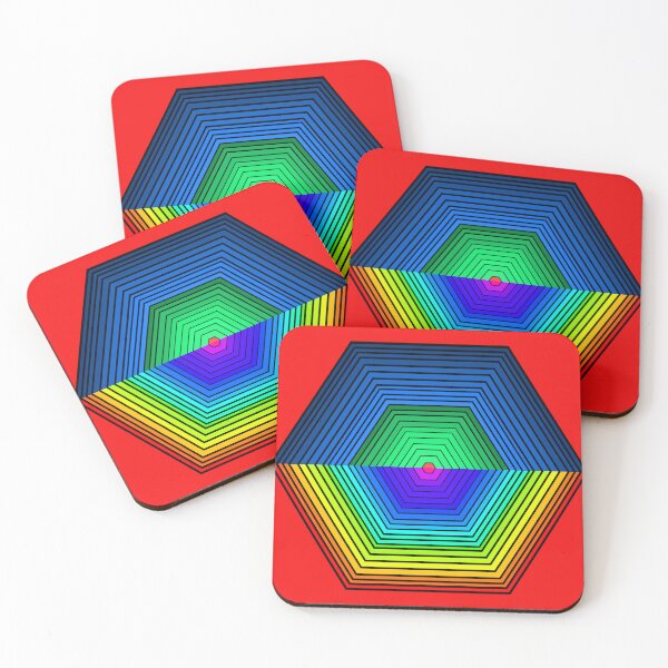 Item preview, Hexagon Coin, The Halving designed and sold by SnarkyTeesMugs.