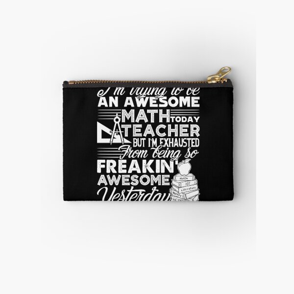 Item preview, Math Teacher - Awesome Math Teacher designed and sold by UnknownArtistt.