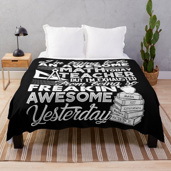 Item preview, Math Teacher - Awesome Math Teacher designed and sold by UnknownArtistt.