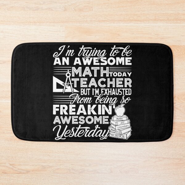 Item preview, Math Teacher - Awesome Math Teacher designed and sold by UnknownArtistt.