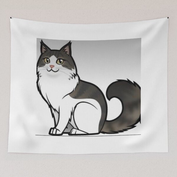Item preview, Norwegian Forest Cat designed and sold by 1017Botique.