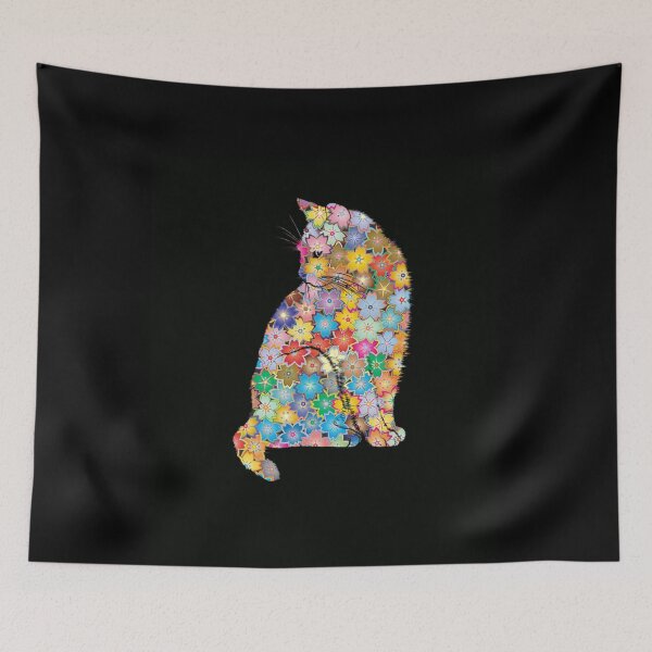Item preview, Beautiful Flowered Cat designed and sold by creationsbyjmm.