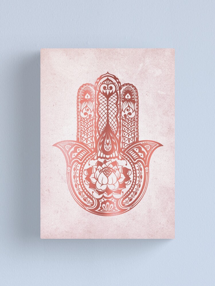 rose gold hamsa