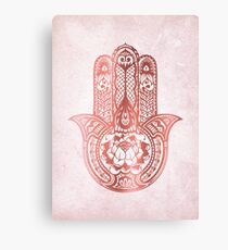 Rose Gold Hamsa Canvas Print