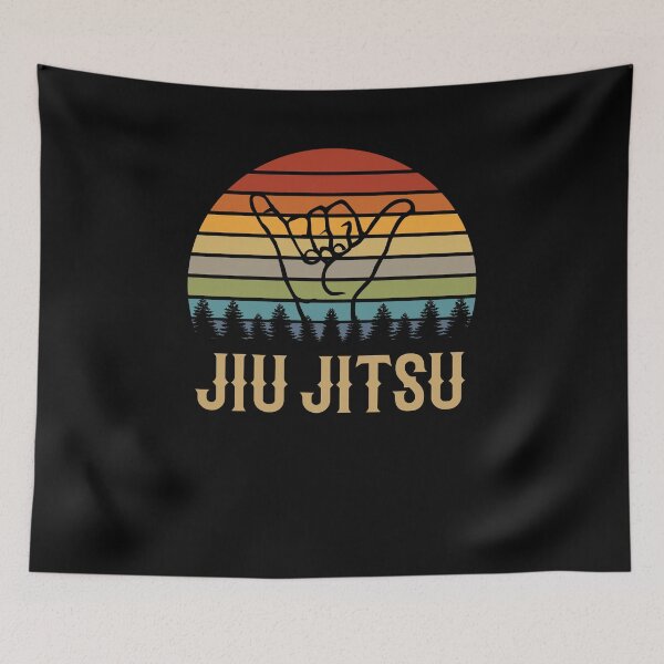 Item preview, Jiu Jitsu Vintage Sunset / Retro Sunset Jiu Jitsu Design for a Jiu Jitsu / Jujitsu Lover designed and sold by TheKarateStore.